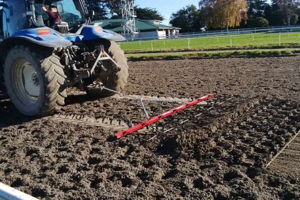 Redback Triangle & Chain Harrows - Sand track grooming 2