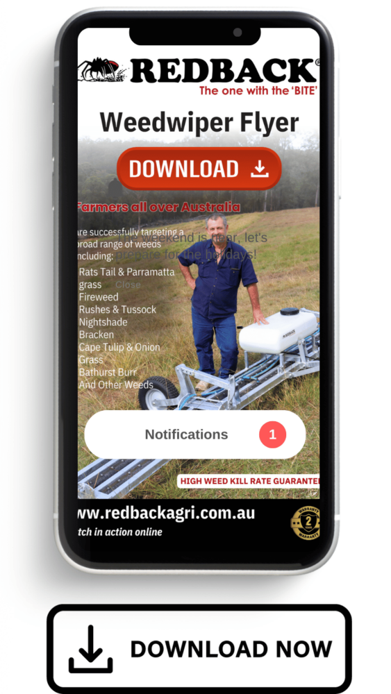 Redback Weedwiper Flyer Download -iphone