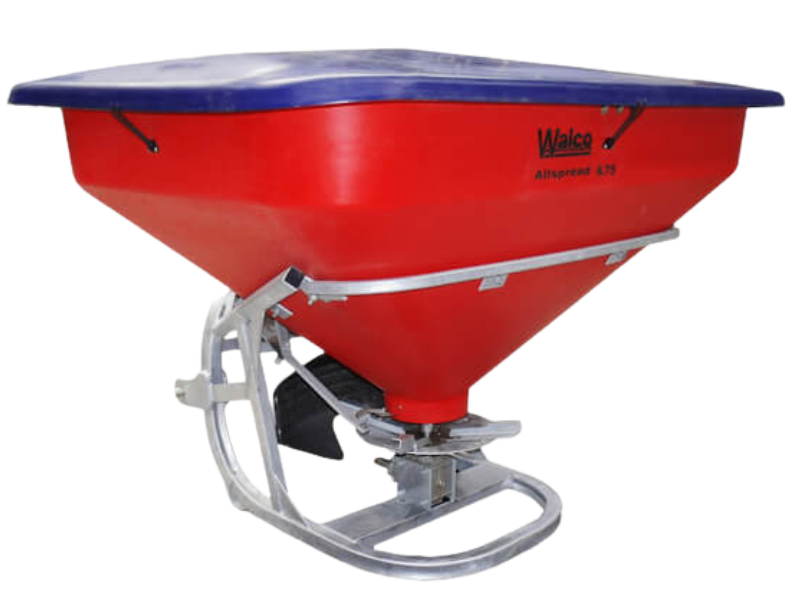 View product : Walco 6.75 PTO - Front View. Broadcast Fertiliser Spreader Farm Machinery