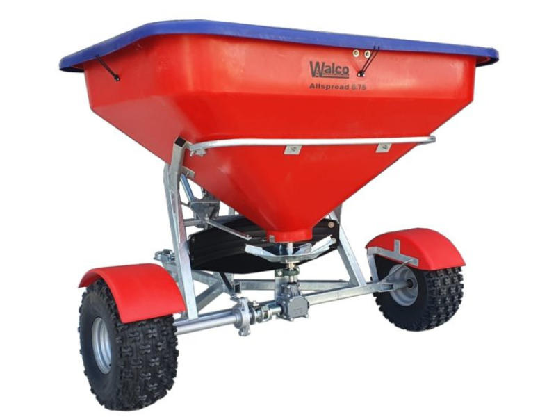 View product: Walco 6.75 SD Back View - Broadcast Fertiliser Spreader Farm Machinery